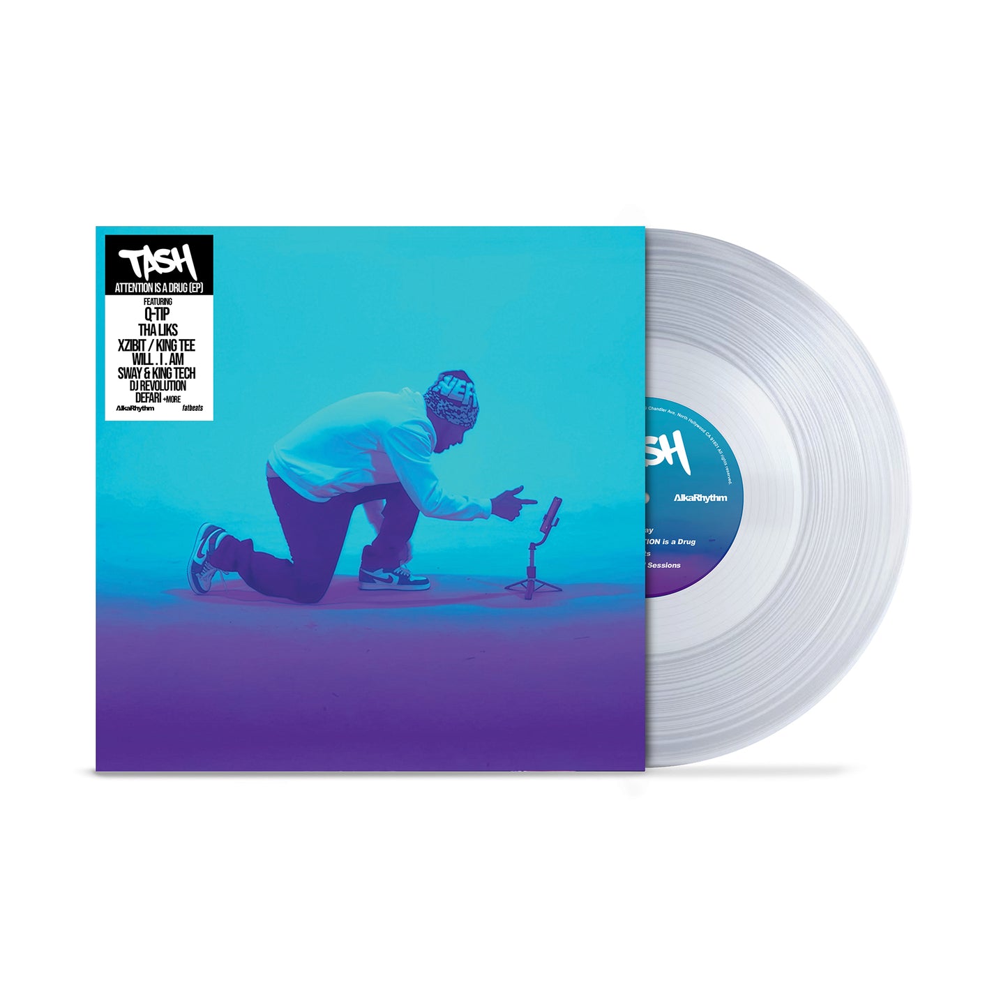 Tash - Attention Is A Drug [Clear Glass Vinyl]