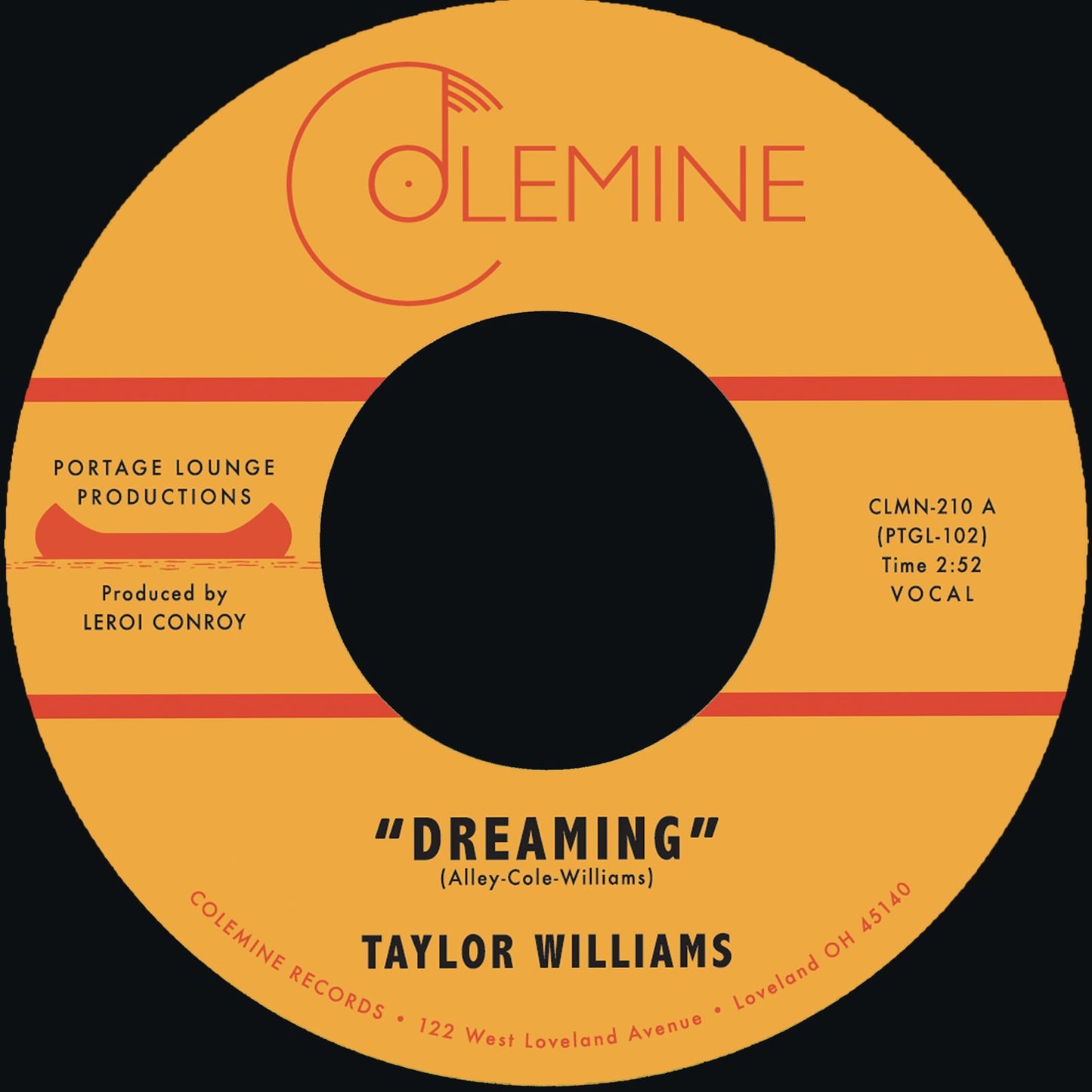 Taylor Williams - Dreaming / What About Me? [Blue 7" Vinyl]