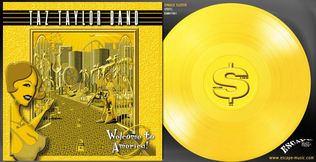 Taz Taylor Band - Welcome To America [TRANSPARENT YELLOW]