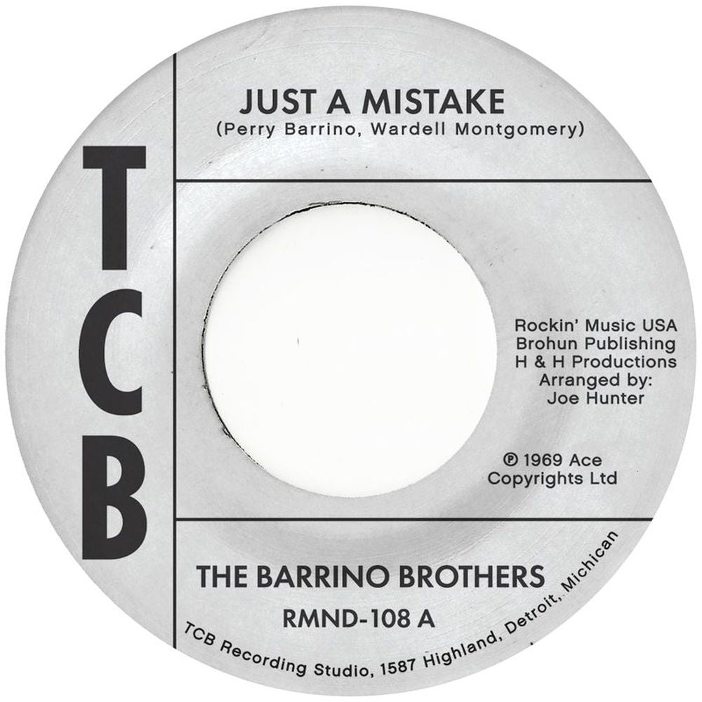 The Barrino Brothers - Just A Mistake / I'll Take My Flowers Right Now [7" Single]