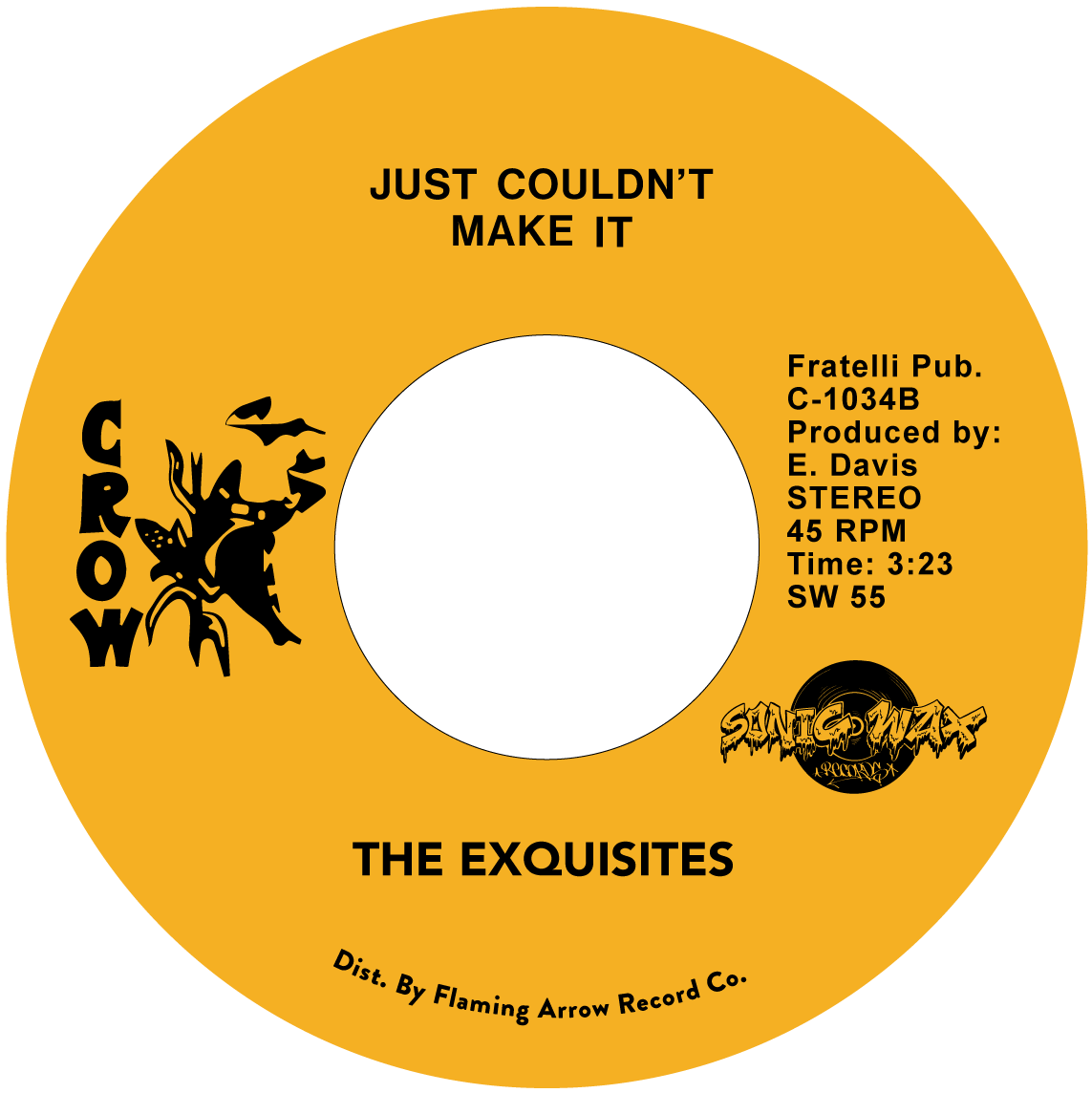 The EXQUISITES - Just Couldn't Make It [7" Vinyl]