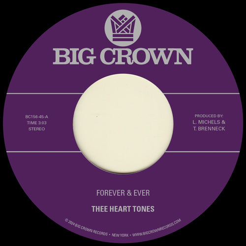 Thee Heart Tones - Forever & Ever / Sabor A Mi [7" Vinyl]