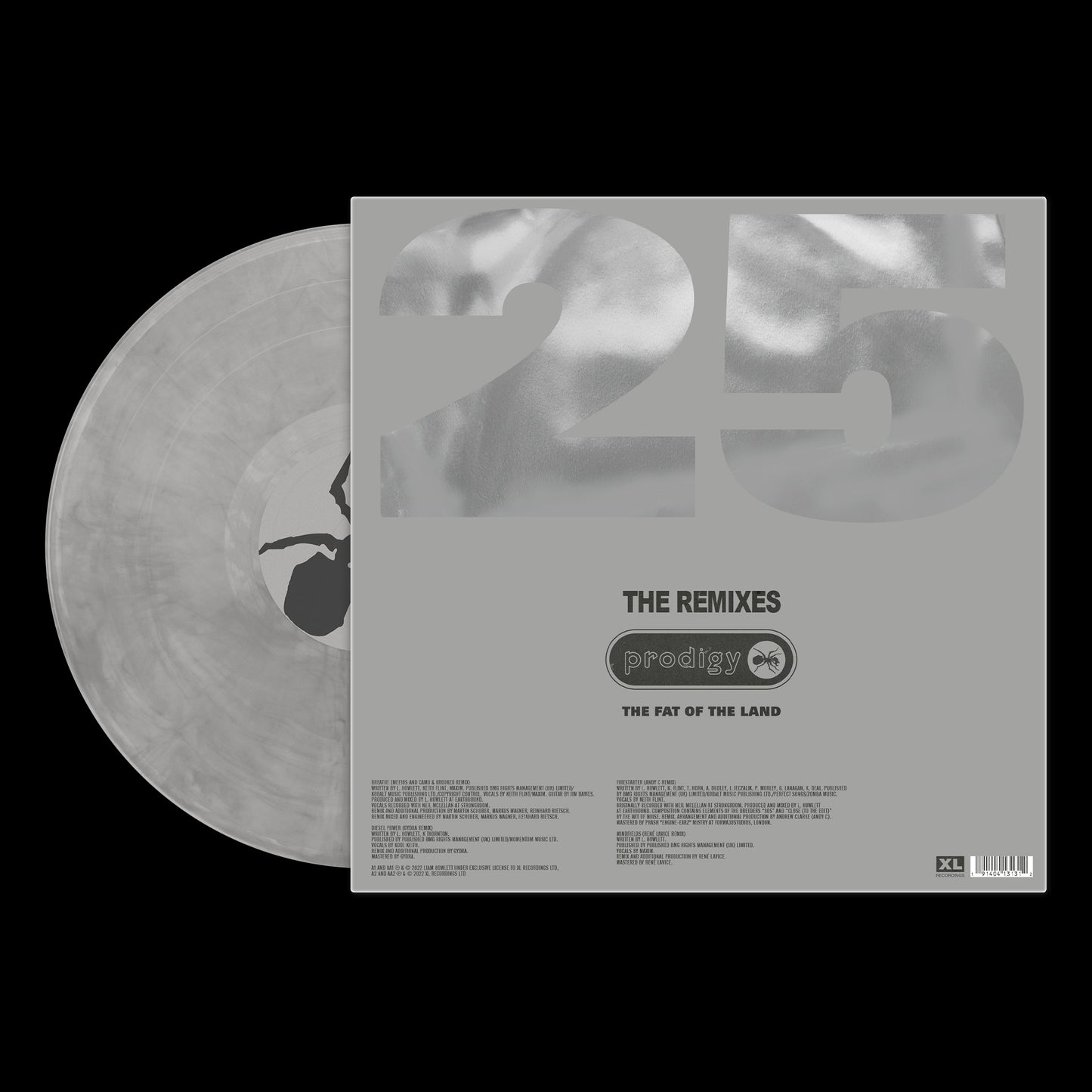 The Prodigy - The Fat Of The Land 25th Anniversary – Remixes [Silver Vinyl] (ONE PER PERSON)