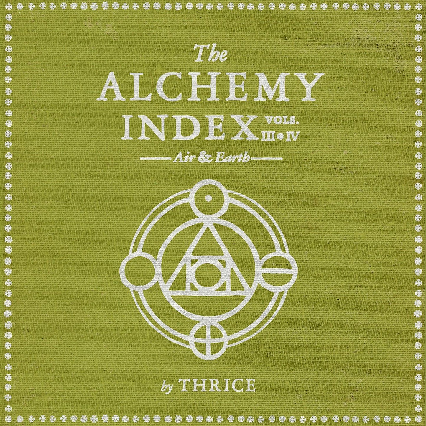 Thrice - Alchemy Index, Vols. 3 & 4: Air & Earth [2LP Translucent Mlky Clear / Tranlucent Tan]