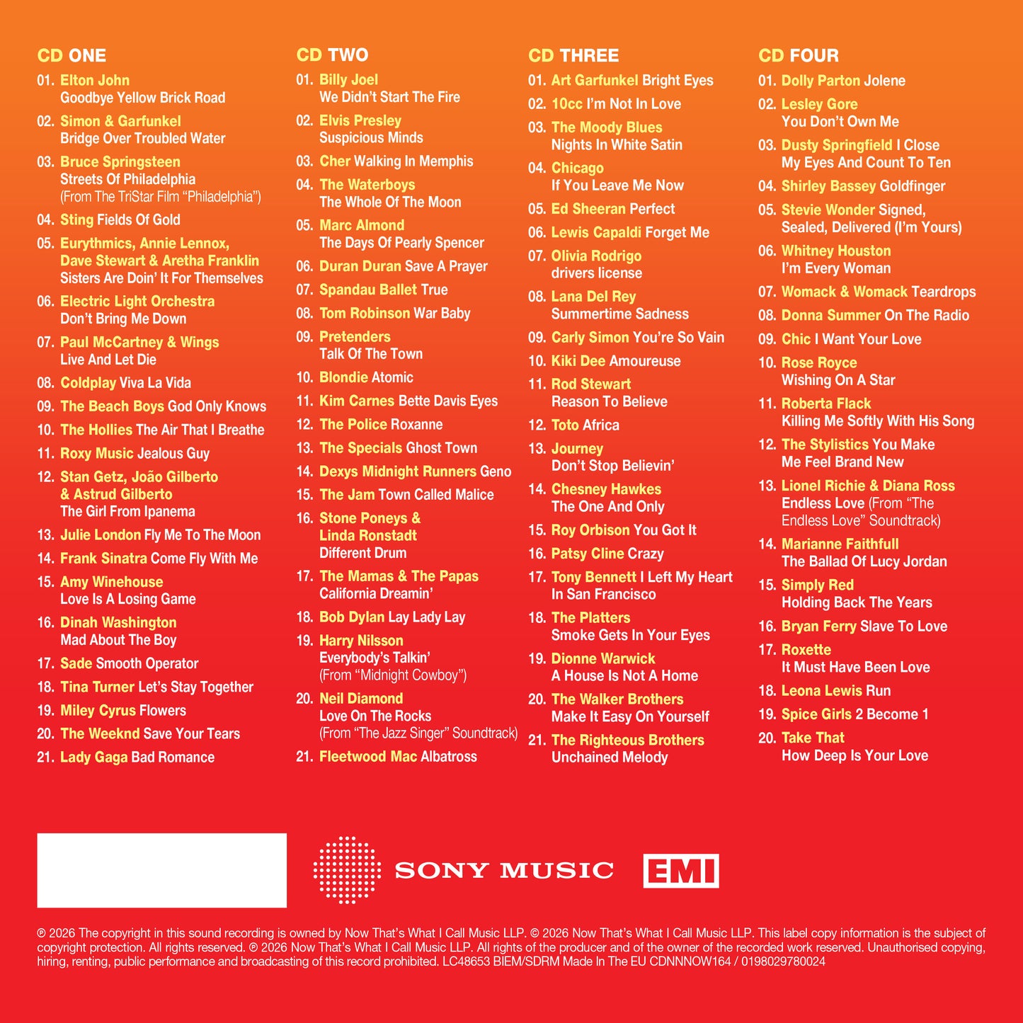 Various Artists - NOW That's What I Call Timeless - The Eternal Collection [4CD]