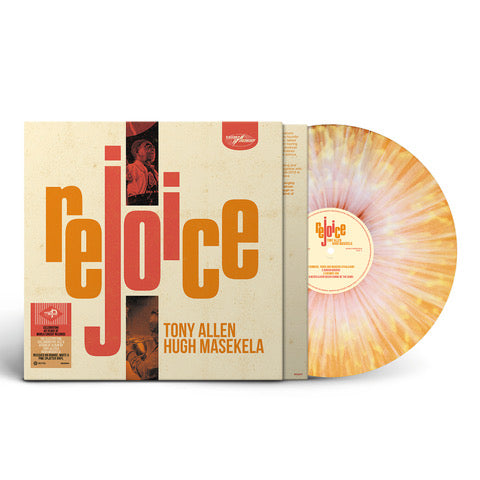 Tony Allen & Hugh Masekela - Rejoice [Orange, white & pink splatter LP] (LIMITED EDITION)
