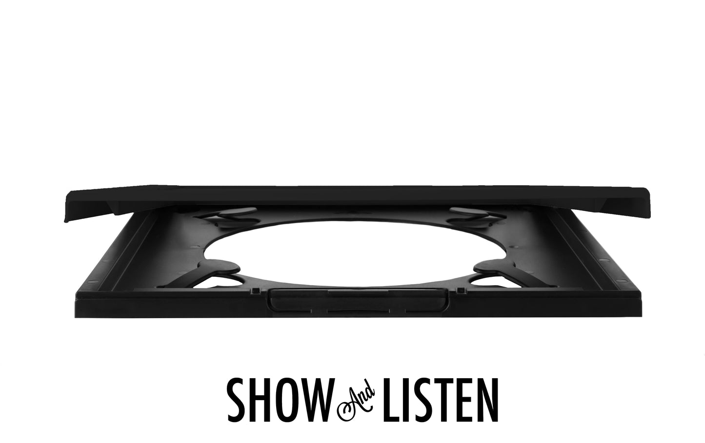 Show And Listen Vinyl Display Frames - Black LP Flip Frame