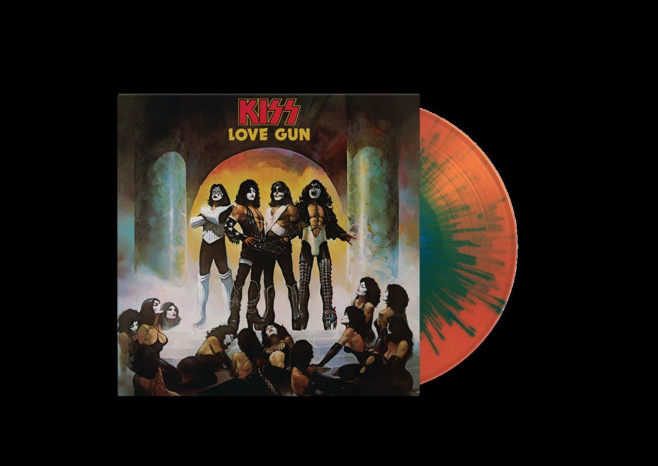 Kiss - Love Gun [LP Tangerine/aqua splatter]