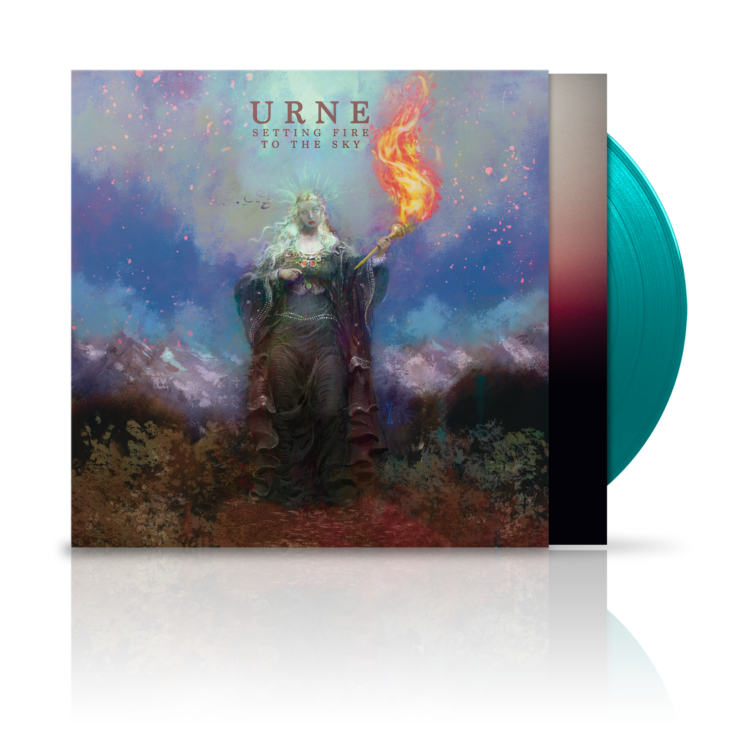 URNE - SETTING FIRE TO THE SKY [Turquoise Vinyl]