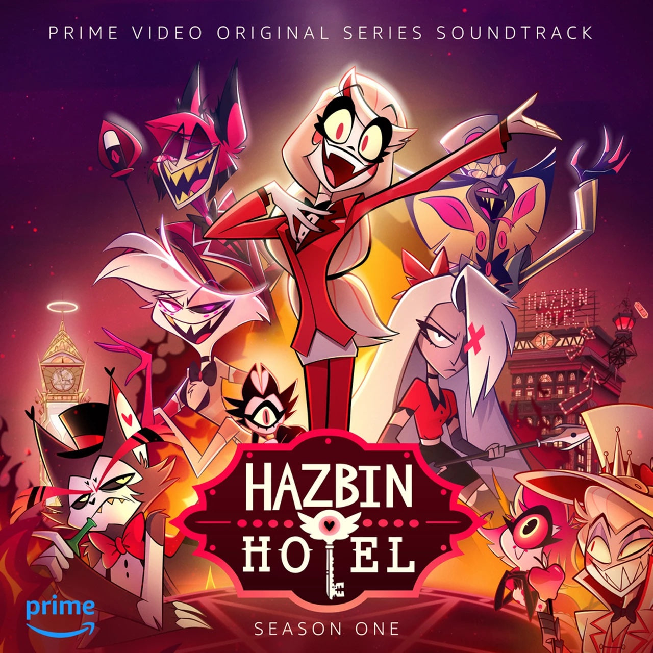 Various Artists - Hazbin Hotel (Original Soundtrack) [Heavenly Splatter Vinyl]
