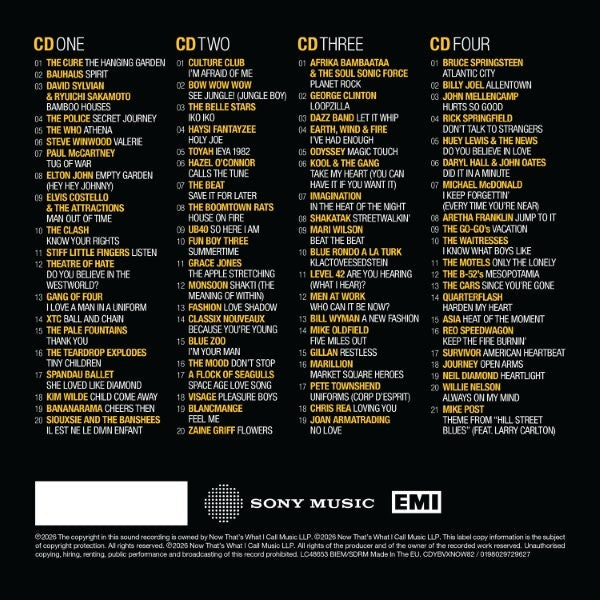 Various Artists - NOW – Yearbook THE VAULT: 1982 [4CD Deluxe]