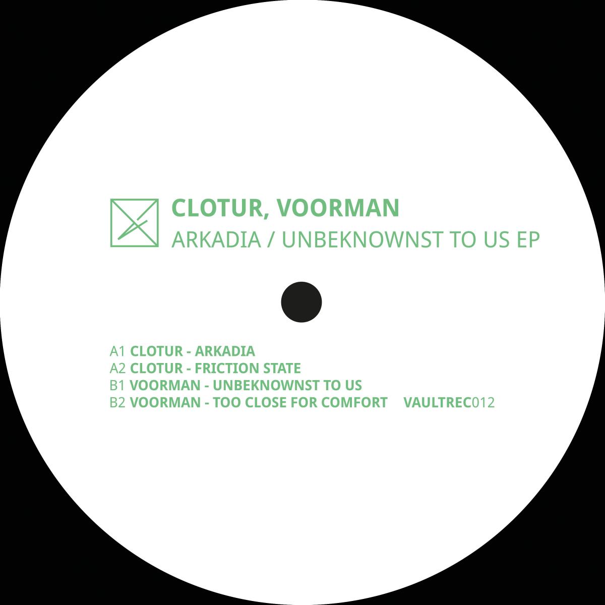 Clotur & Voorman - Arkadia / Unbeknownst To Us EP [180 grams]