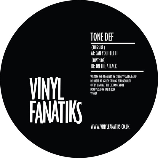 Tone Def - Can You Feel It / On The Attack [Repress]