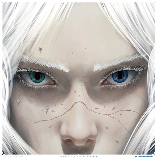 Billain - Different Eyes [blue marbled disc + green marbled disc / printed sleeve]