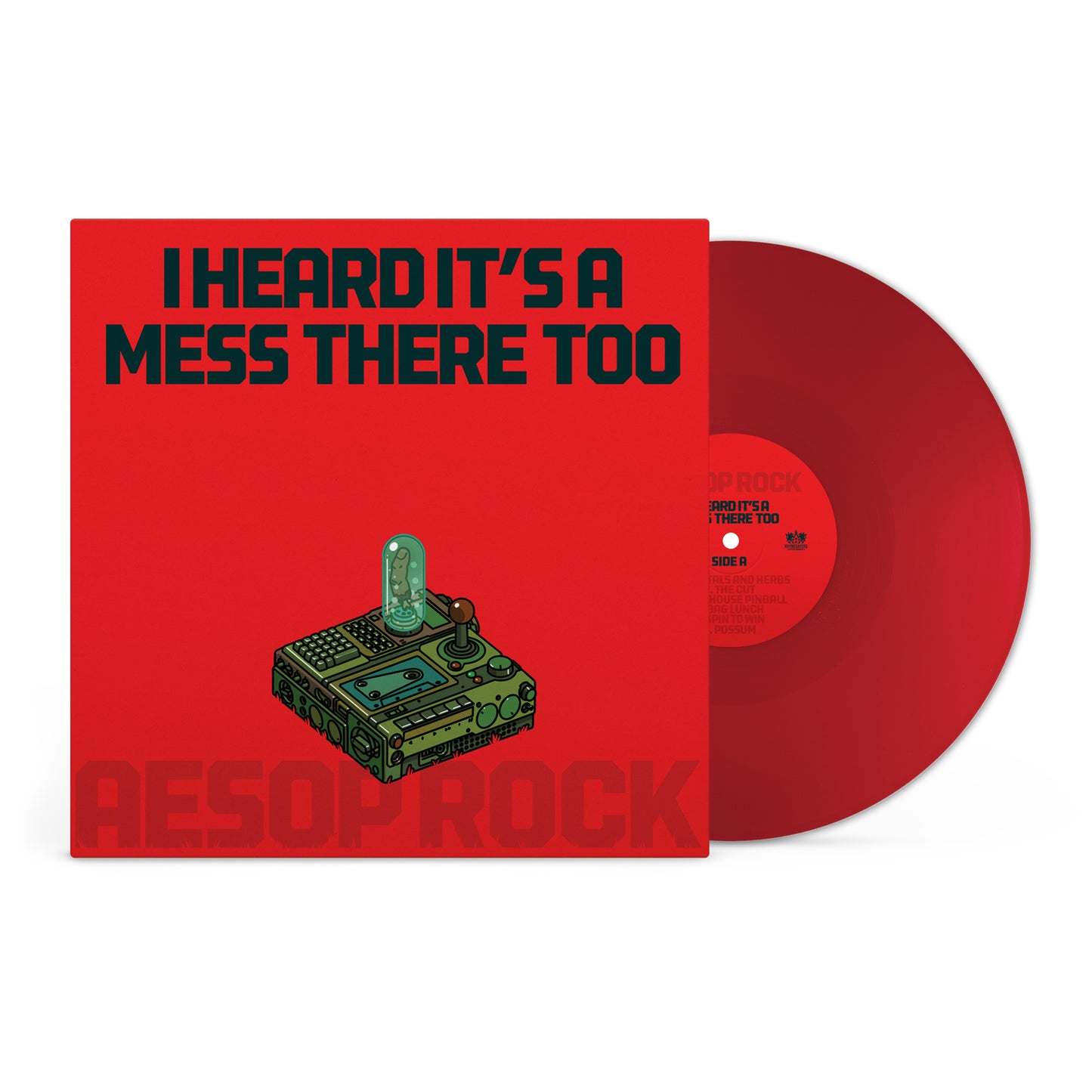 Aesop Rock - I Heard It’s A Mess There Too [Apple Red Opaque Vinyl]