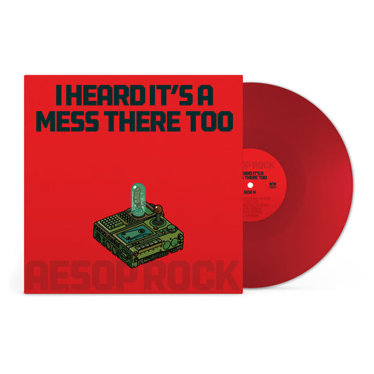 Aesop Rock - I Heard It’s A Mess There Too [Apple Red Opaque Vinyl]