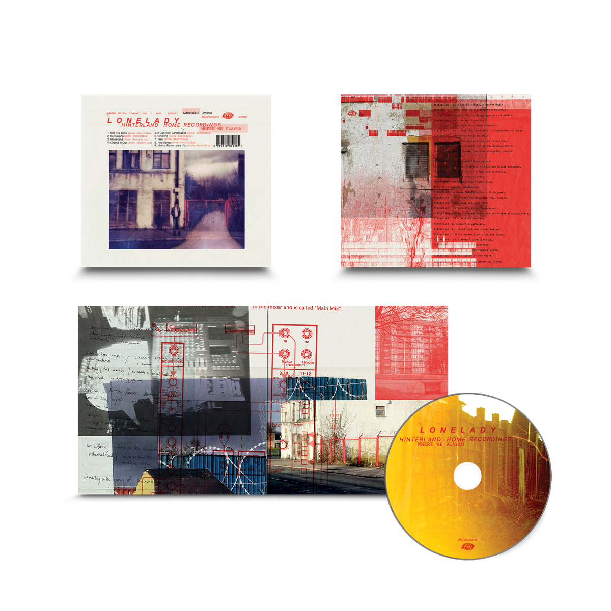 LoneLady - Hinterland Home Recordings [CD]