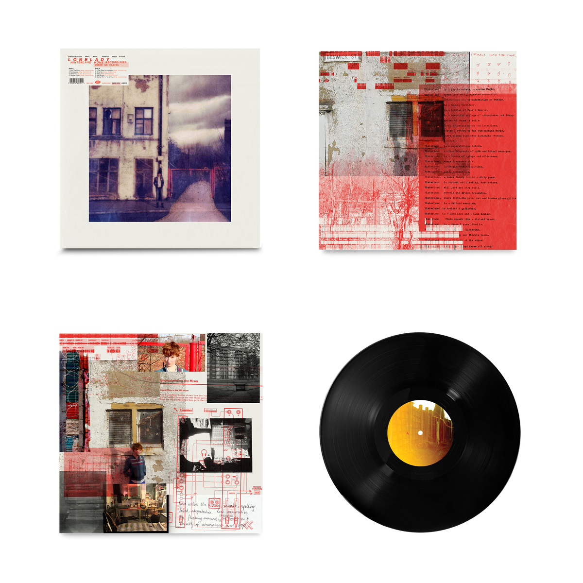 LoneLady - Hinterland Home Recordings [LP Black]