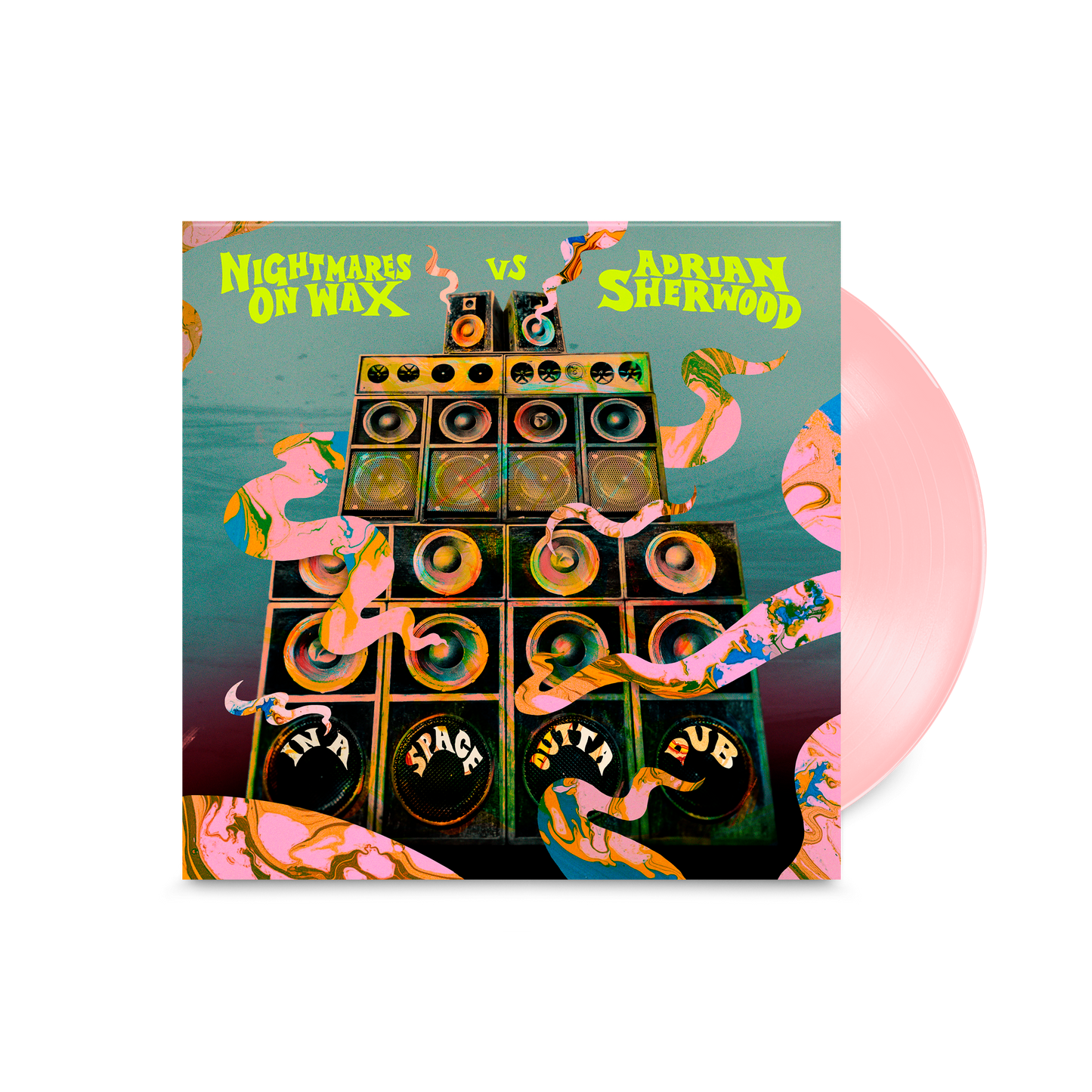 Nightmares on Wax vs Adrian Sherwood - In A Space Outta Dub [Light Rose LP]