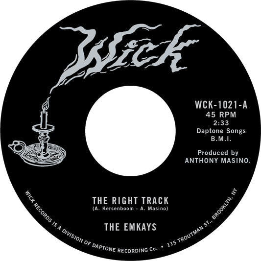 THE EMKAYS - THE RIGHT TRACK b/w MAKE IT TRUE [7" Vinyl]