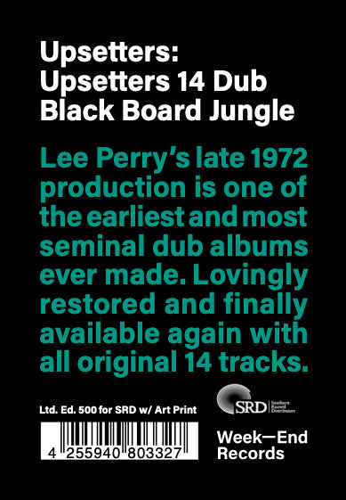 UPSETTERS - UPSETTERS 14 DUB Black Board Jungle