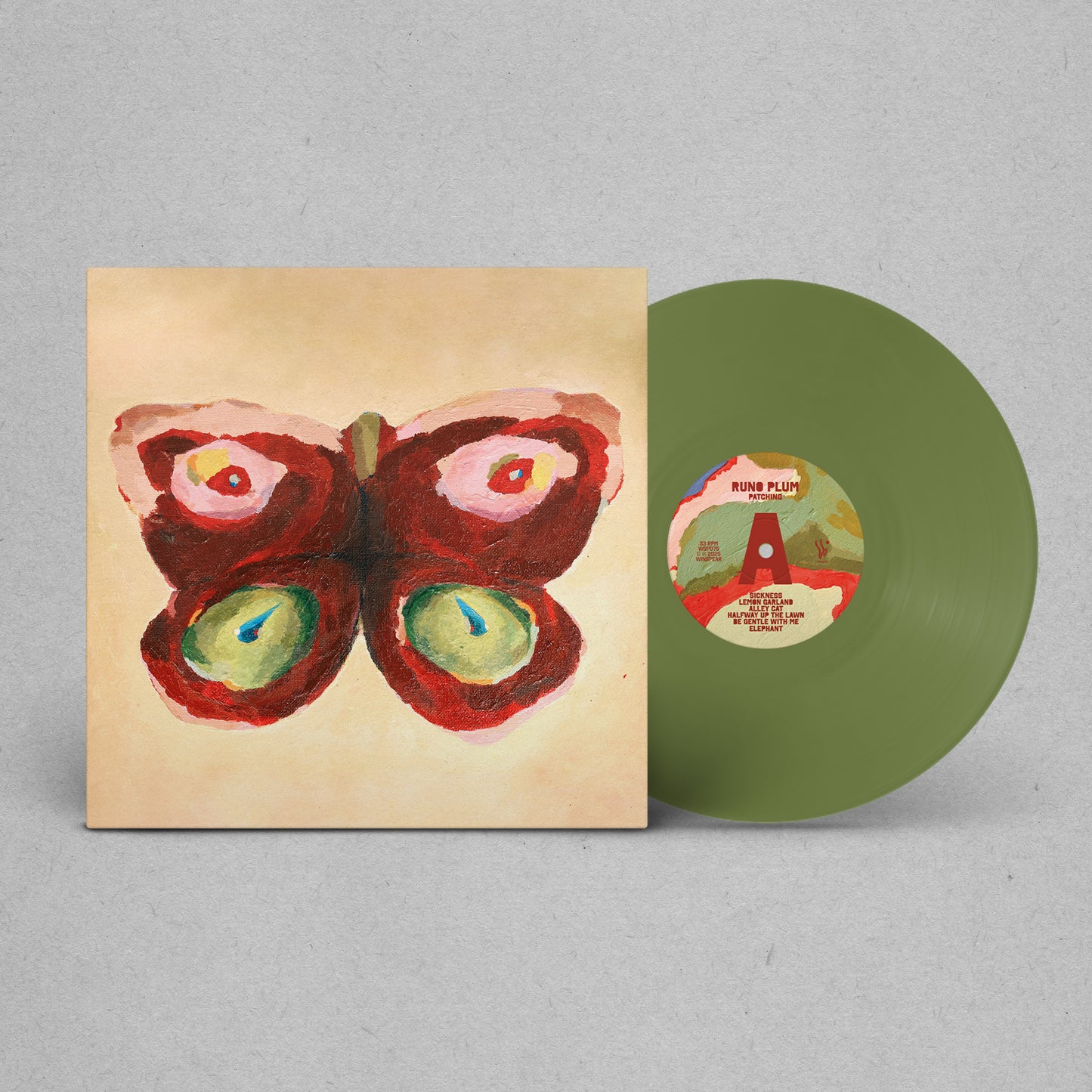 runo plum - patching [Olive Green Vinyl]