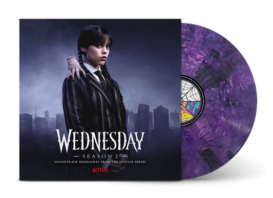 Chris Bacon - Wednesday: Season 2 (Original Soundtrack from the Netflix Series) [Purple and Black Blended Transparent LP] (ONE PER PERSON)