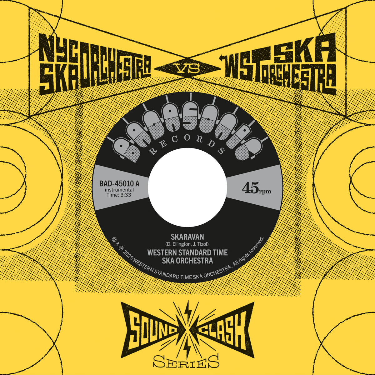 Western Standard Time Ska Orchestra Vs New York City Ska Orchestra - SoundClash Vol. 4 [7"]
