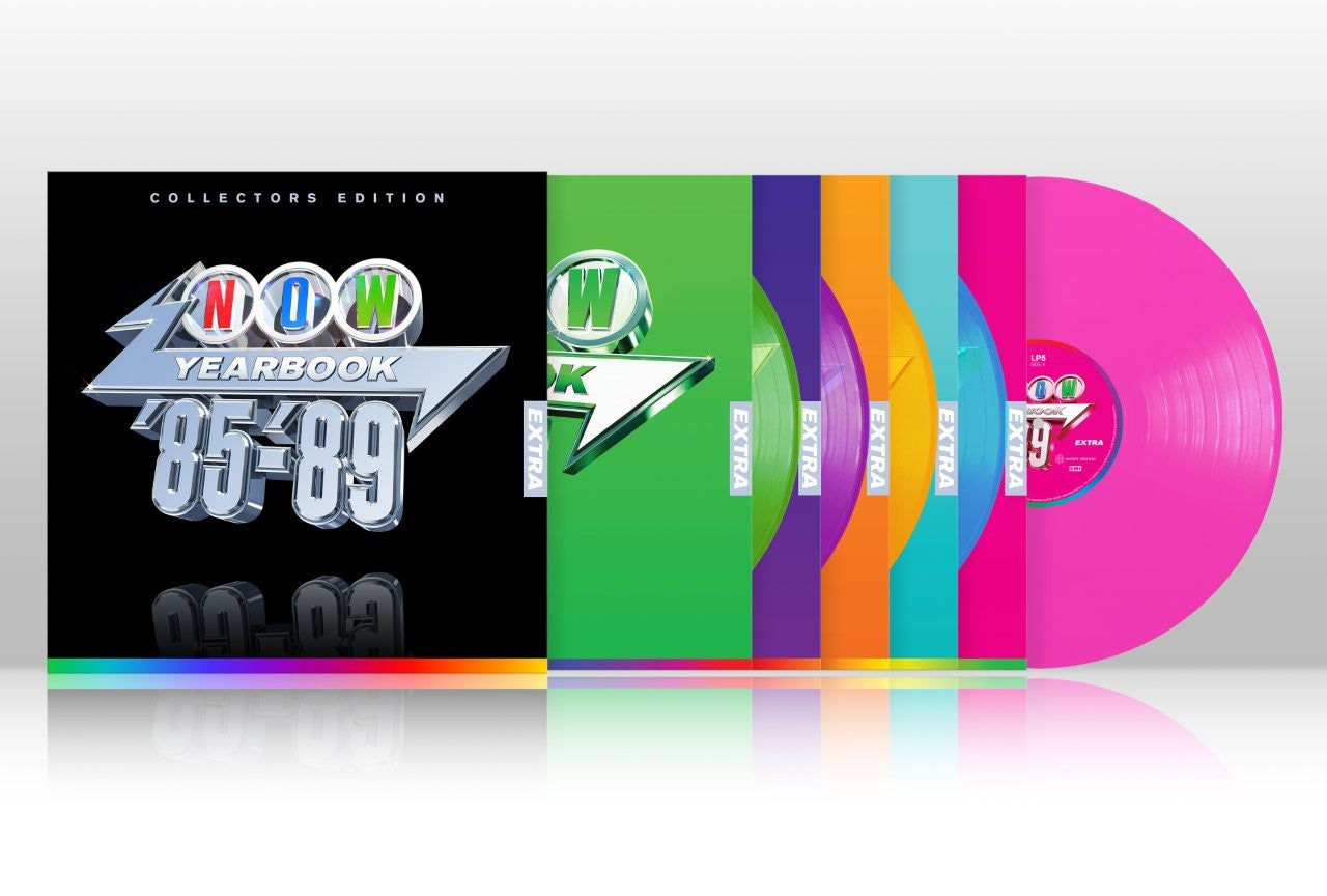 Various Artists - NOW - Yearbook 1985-1989: Vinyl Extra [5LP Green, Purple, Orange, Blue, Pink]