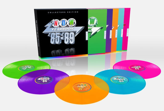 Various Artists - NOW - Yearbook 1985-1989: Vinyl Extra [5LP Green, Purple, Orange, Blue, Pink]