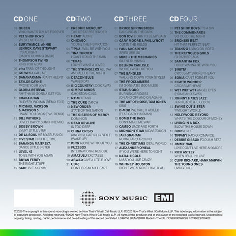 Various Artists - NOW – Yearbook 1985-1989: The Final Chapter [4CD DLX]