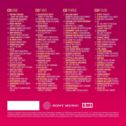 Various Artists - NOW Yearbook 1999 [4CD]