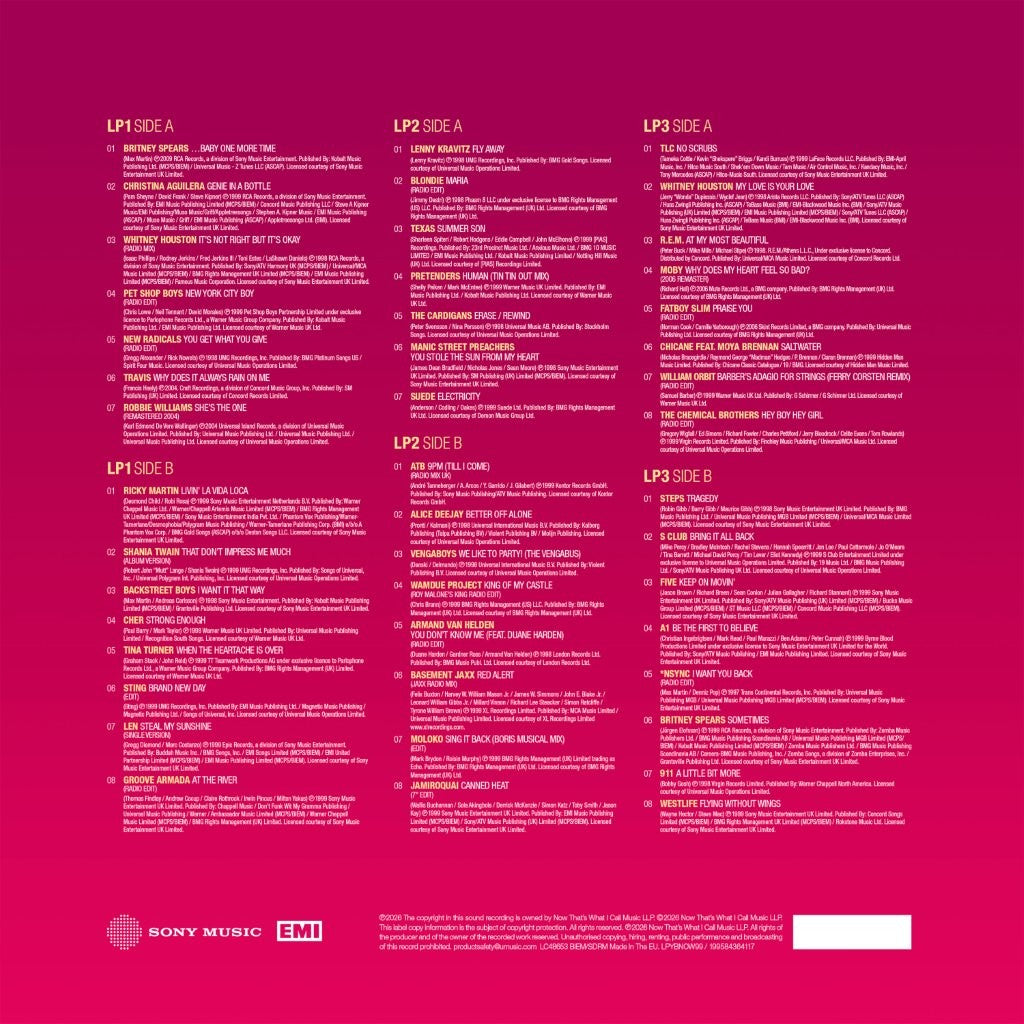 Various Artists - NOW Yearbook 1999 [3LP MAGENTA-RED]