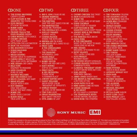 Various Artists - NOW Yearbook Presents - The 60s - Volume 1 : 1960-1962 [4CD]