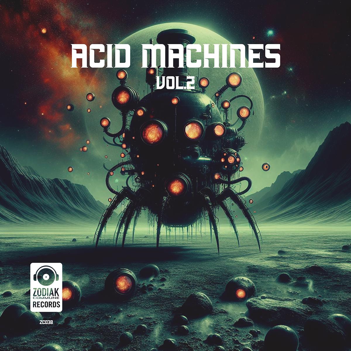 Various Artists - Acid Machines vol. 2 - [limited 200 copies poster ed ...