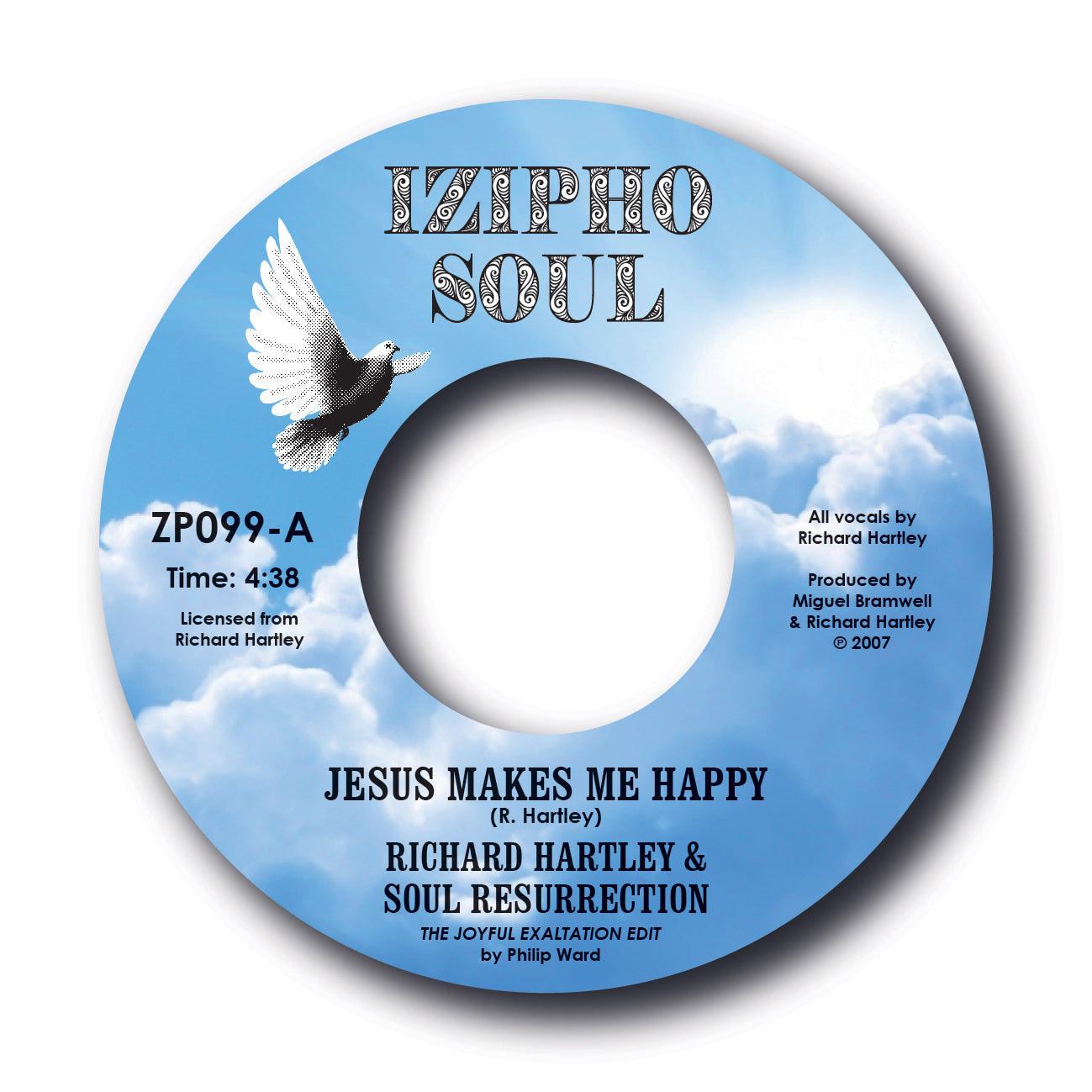 RICHARD HARTLEY & SOUL RESURRECTION - JESUS MAKES ME HAPPY / HEART AND SOUL [7" Vinyl]