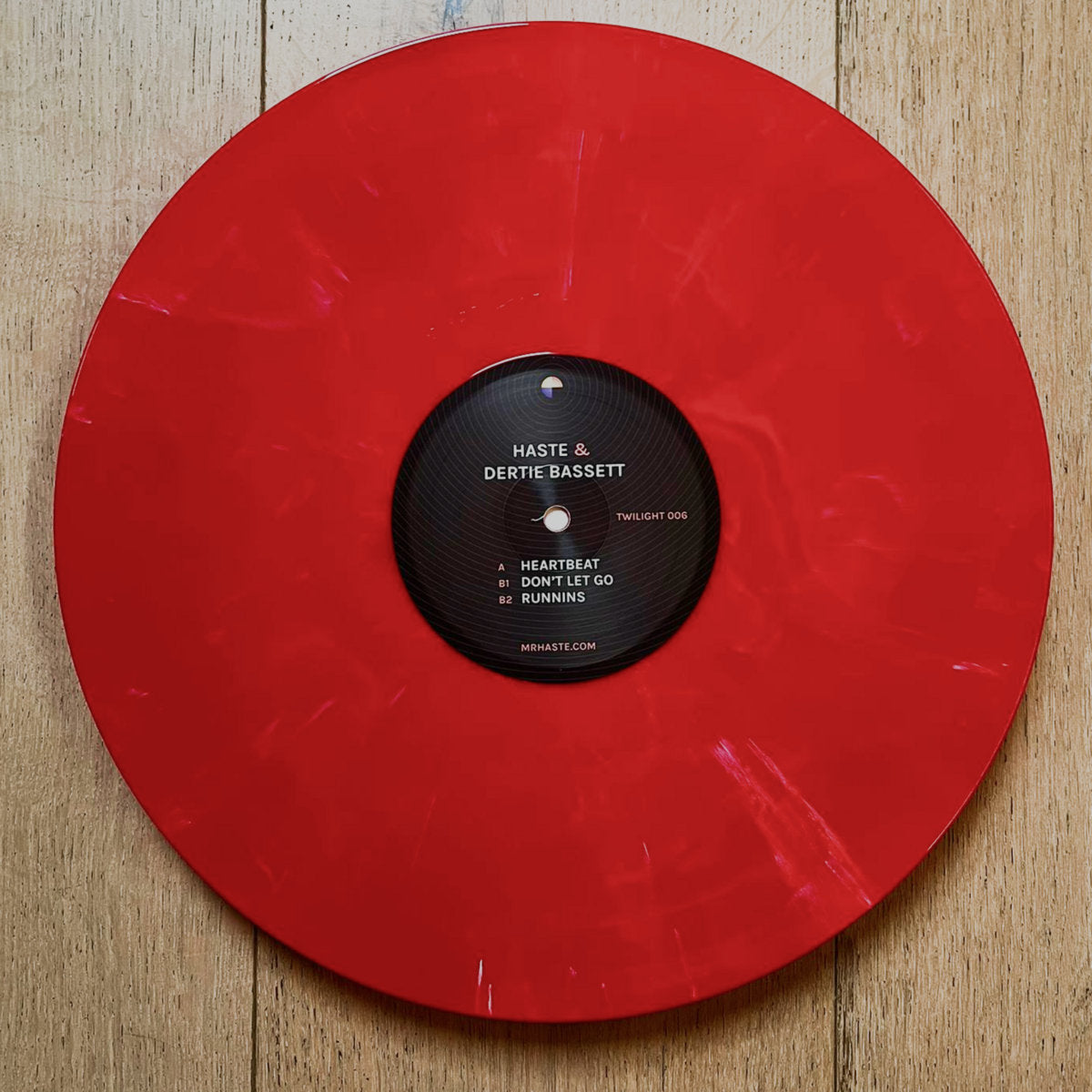 Haste & Dertie Bassett - Heartbeat EP (Red Coloured Vinyl)