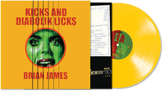 Brian James - Kicks…and Diabolik Licks [Yellow Vinyl]