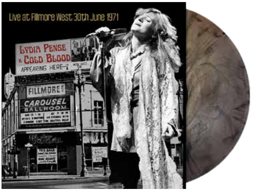 LYDIA PENSE AND COLD BLOOD - Live At The Fillmore West June 30. 1971 (Silver Marble Vinyl)