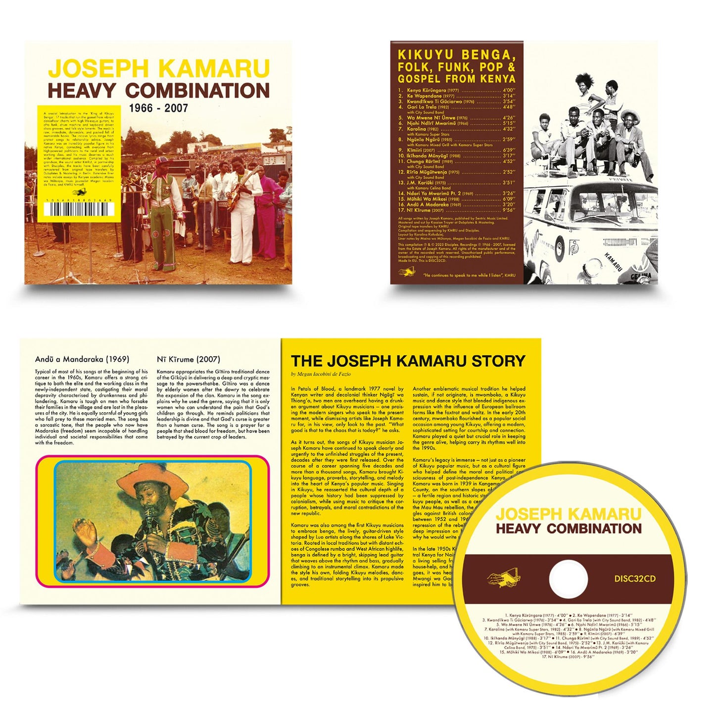 Joseph Kamaru - Heavy Combination 1966-2007 [Remastered CD]