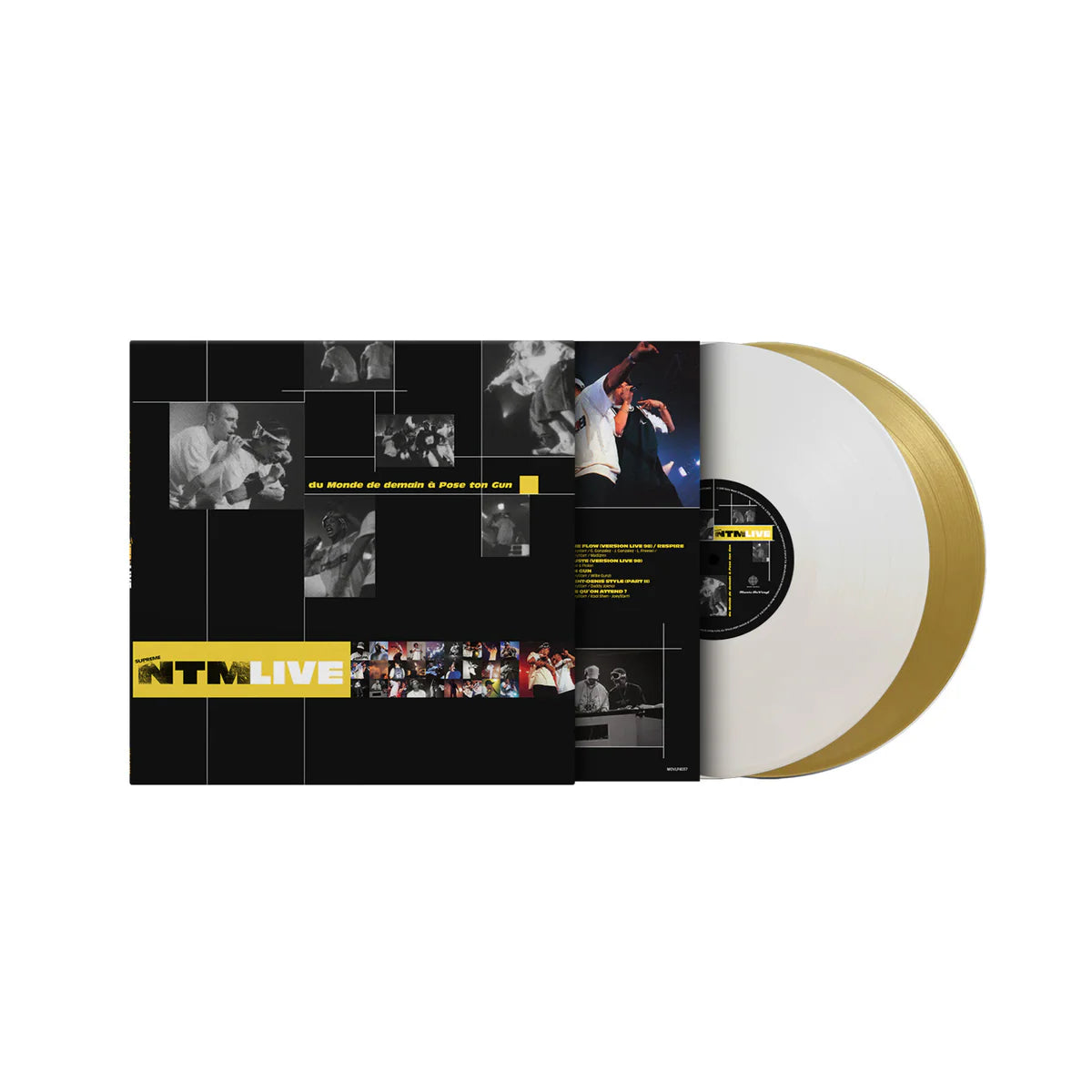 Supreme NTM - Live (Du Monde De Demain A Pose Ton Gun) [LP White (LP1) & Gold (LP2) Coloured Vinyl]