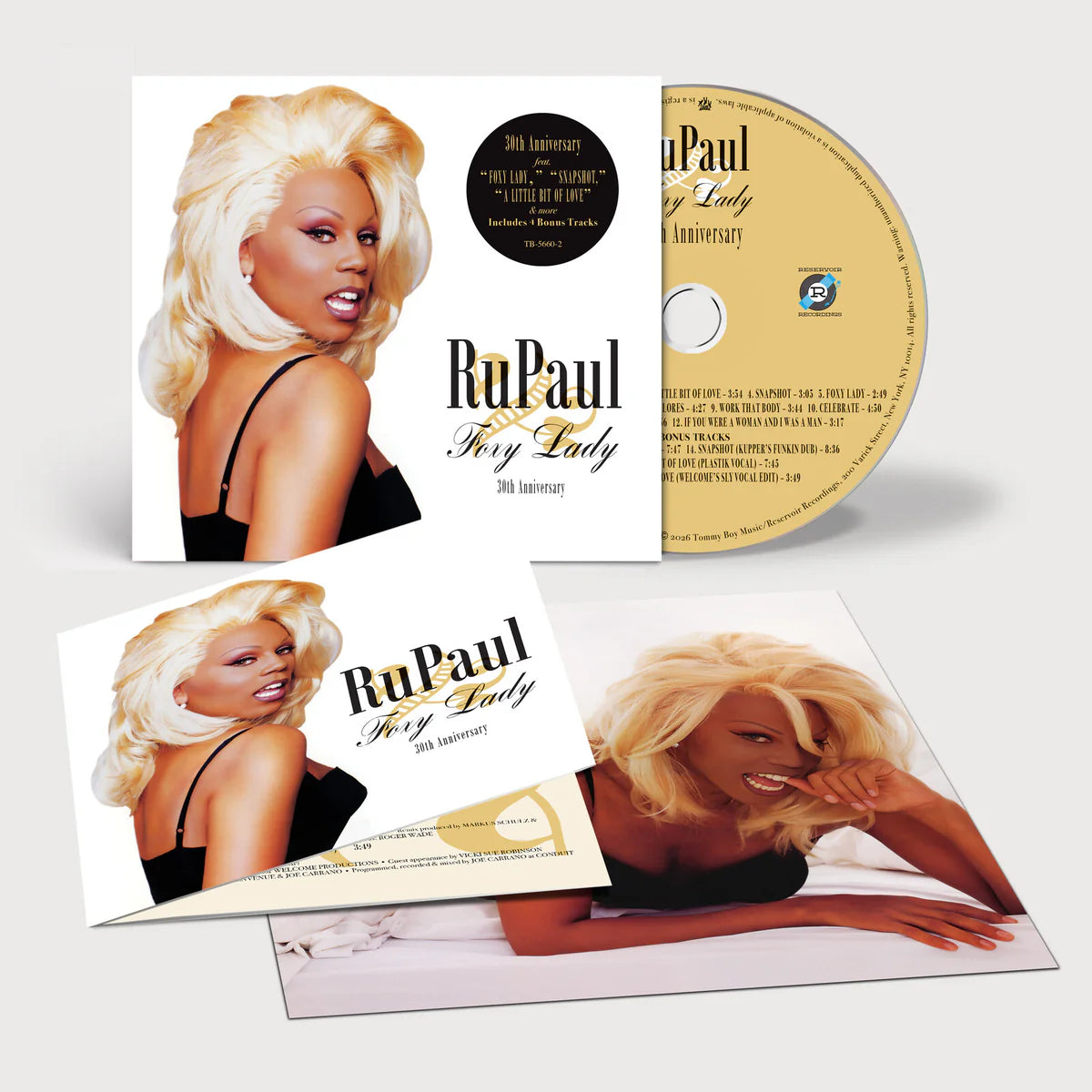 RuPaul - Foxy Lady (30th Anniversary) [CD in a 4 panel wallet w/ an 8 panel poster]