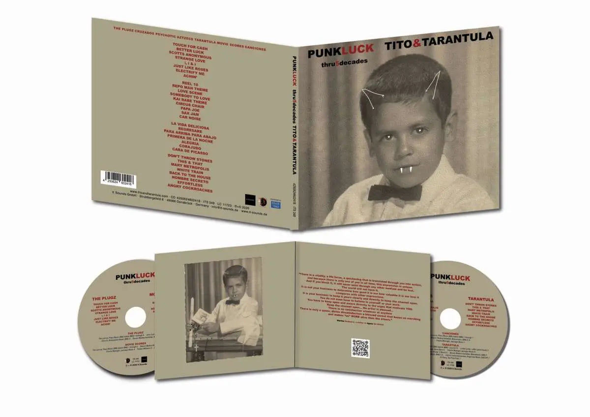 Tito & Tarantula - PUNK LUCK thru 5 decades [2CD Digisleeve]