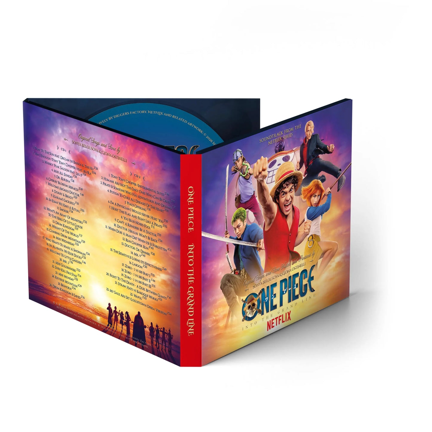 Sonya Belousova & Giona Ostinelli - One Piece: Into the Grand Line (Soundtrack from the Netflix Series) [Double CD Digipack]