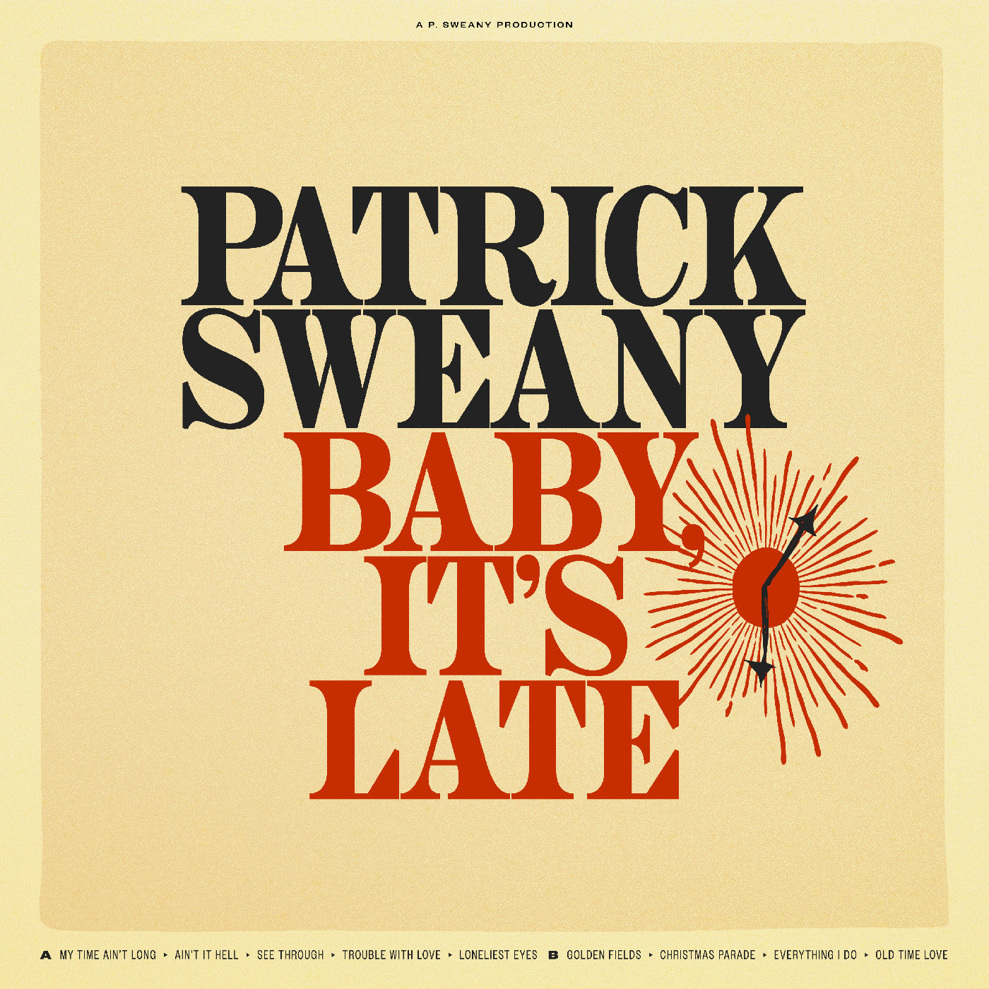 Patrick Sweany - Baby, It's Late [CD]
