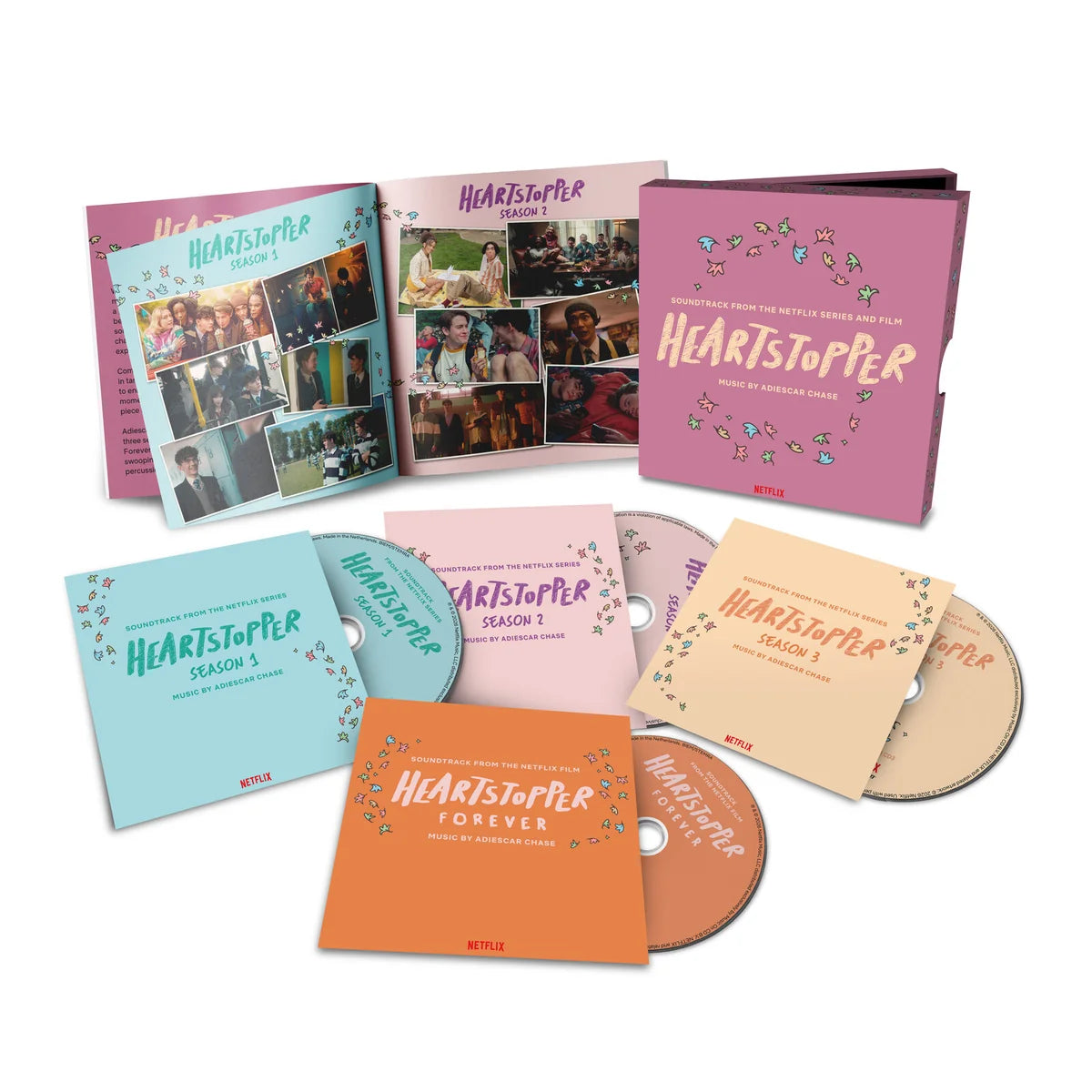 Adiescar Chase - Heartstopper [CDBX Clamshell Box, 4 CD's, Booklet and Stickers]