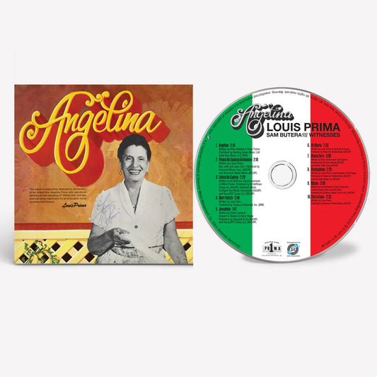 Louis Prima with Sam Butera & The Witnesses - Angelina [CD, Italian flag colours]