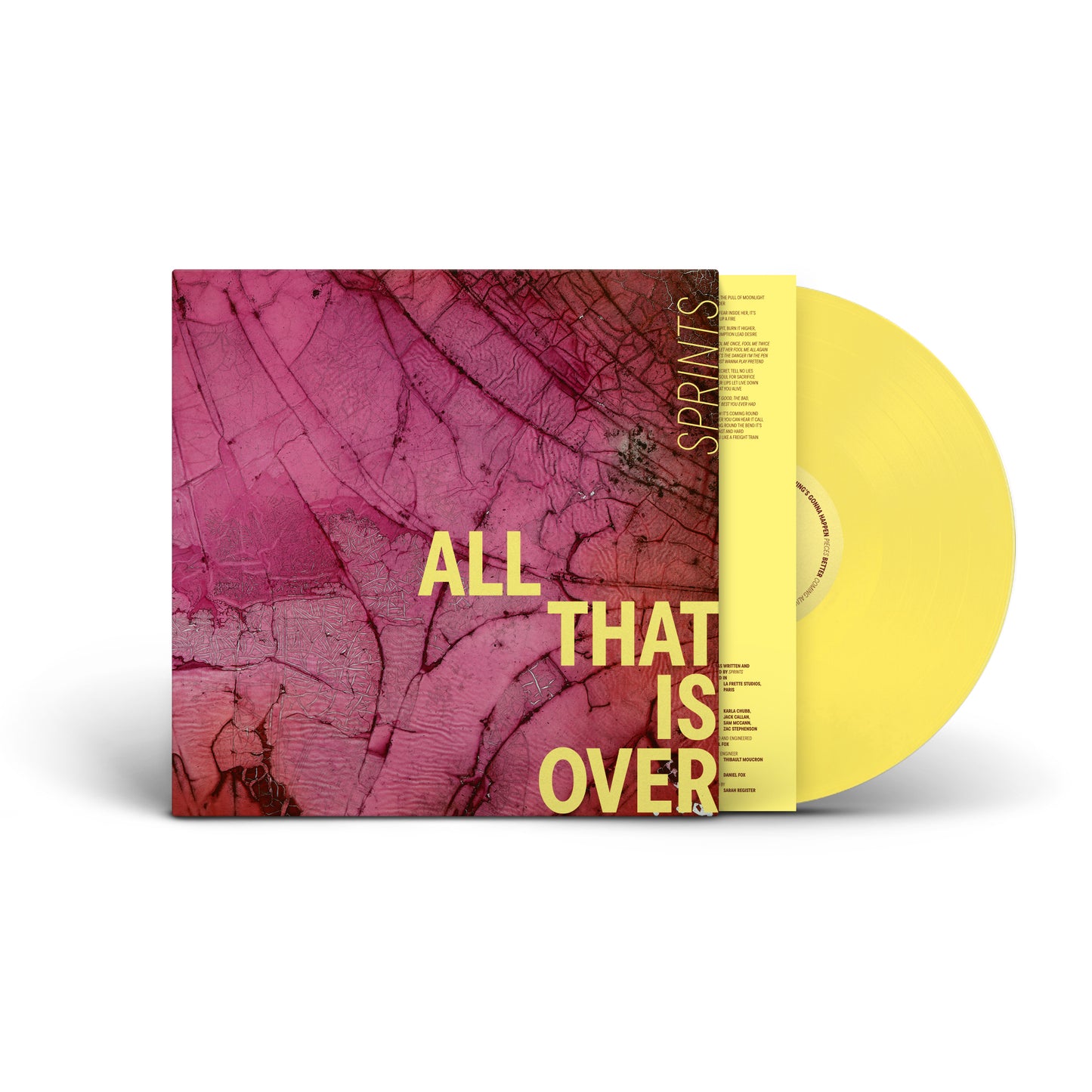SPRINTS - All That Is Over [Lemon Coloured Vinyl]