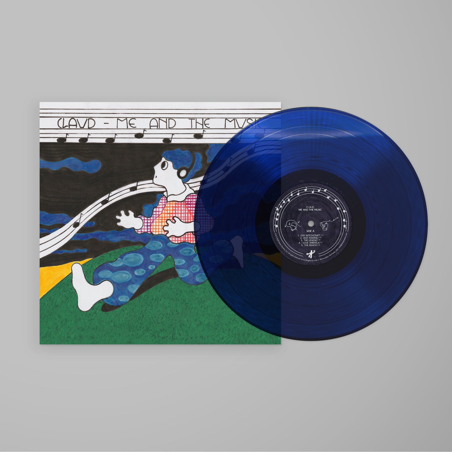 Claud - Me and the Music [Clear cobalt vinyl]