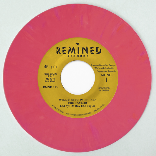 Ebo Taylor - Will You Promise / Maye Omama [7" Salmon Pink Single]